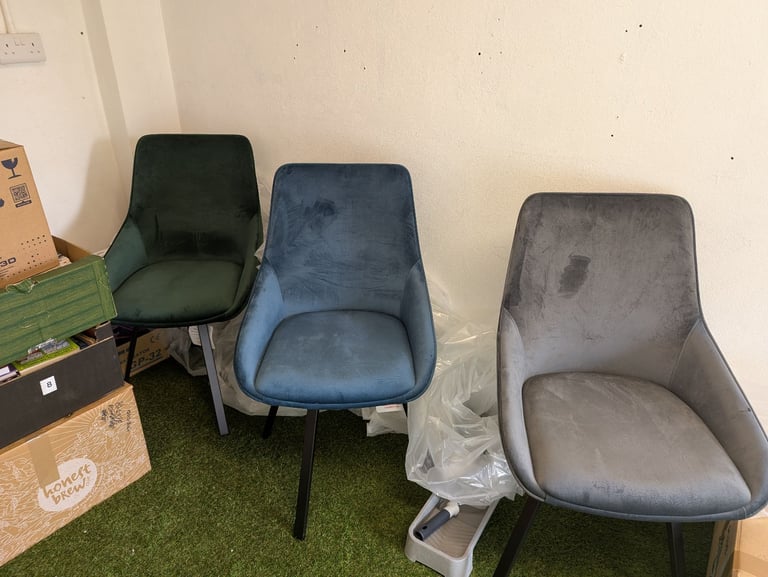 Stunning Velvet Swivel Chairs