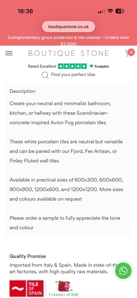 Avion fog tiles