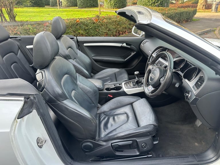 2012 Audi A5 Cabriolet 2.0 TDI S line Euro 5 (s/s) 2dr CONVERTIBLE Diesel Manual