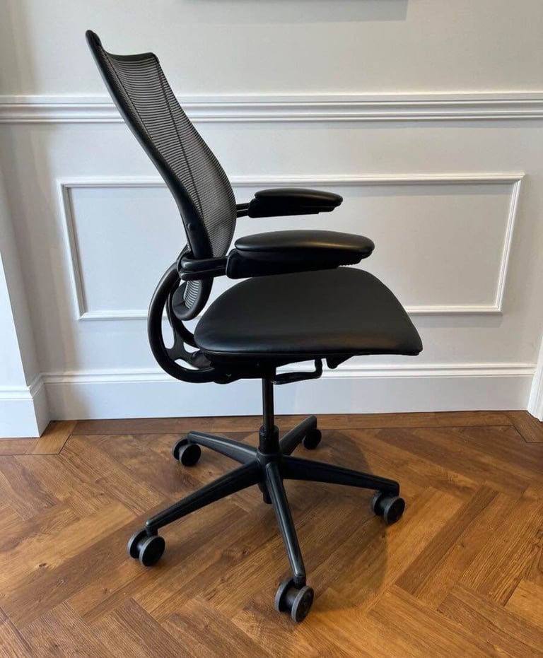 £1,000 RRP Humanscale Liberty Executive Office Desk Chair Black Herman Miller Quality Free Delivery