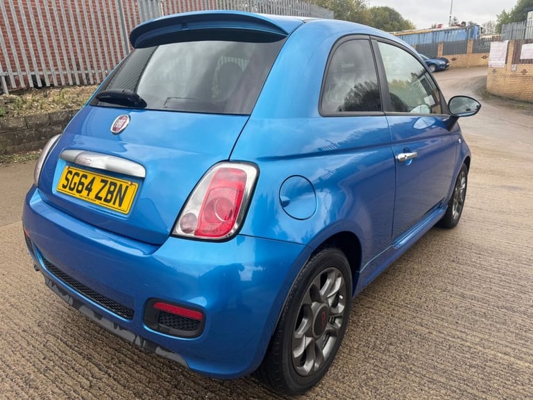 2014 64 FIAT 500 1.2 S 3 DOOR*12 MONTHS MOT*LOW ROAD TAX*2 OWNERS*HALF LEATHER