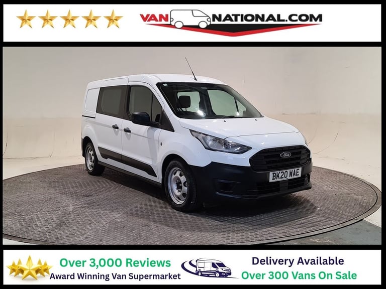 2020 20 FORD TRANSIT CONNECT 1.5 230 ECOBLUE LEADER P/V L2 100 BHP LWB COMBI VAN