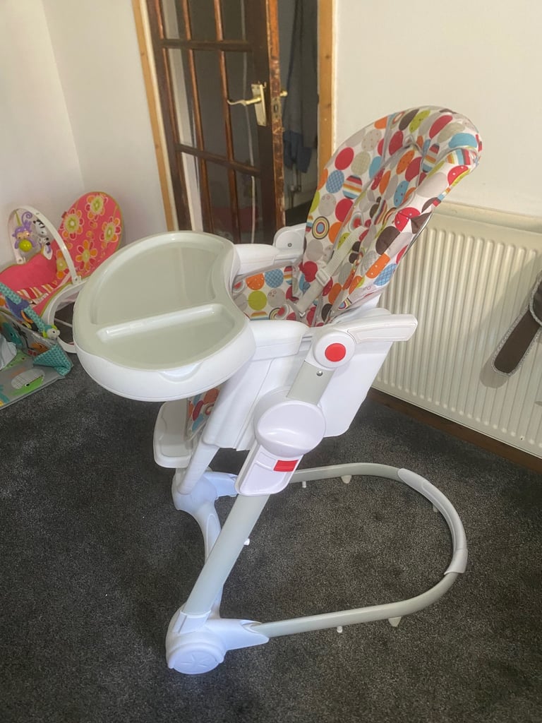Baby high chair and bouncer 