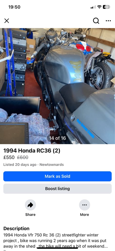 Honda, 1994, 748 (cc)
