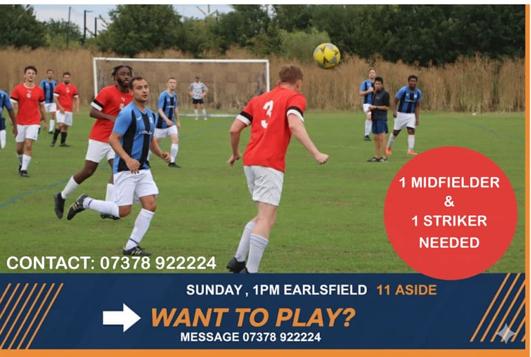 GET BACK INTO FOOTBALL, PLAY 11 ASIDE IN SOUTH LONDON 
