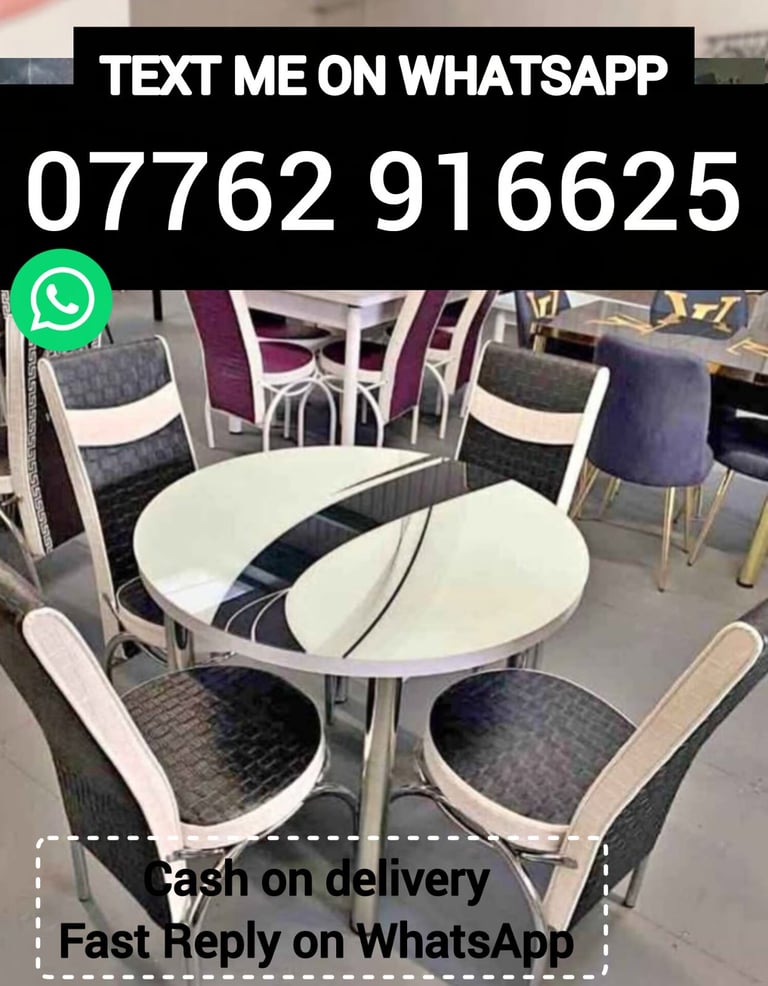 image for Brand New Dining table and chiars.