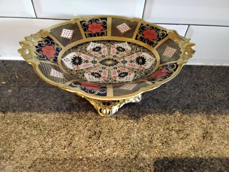 ROYAL CROWN DERBY SGB OVAL COMPORT 1st QUALITY 