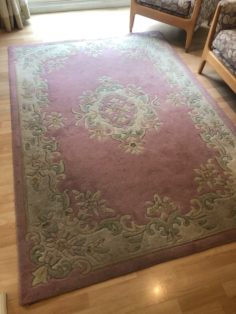 Pink Chinese style rug