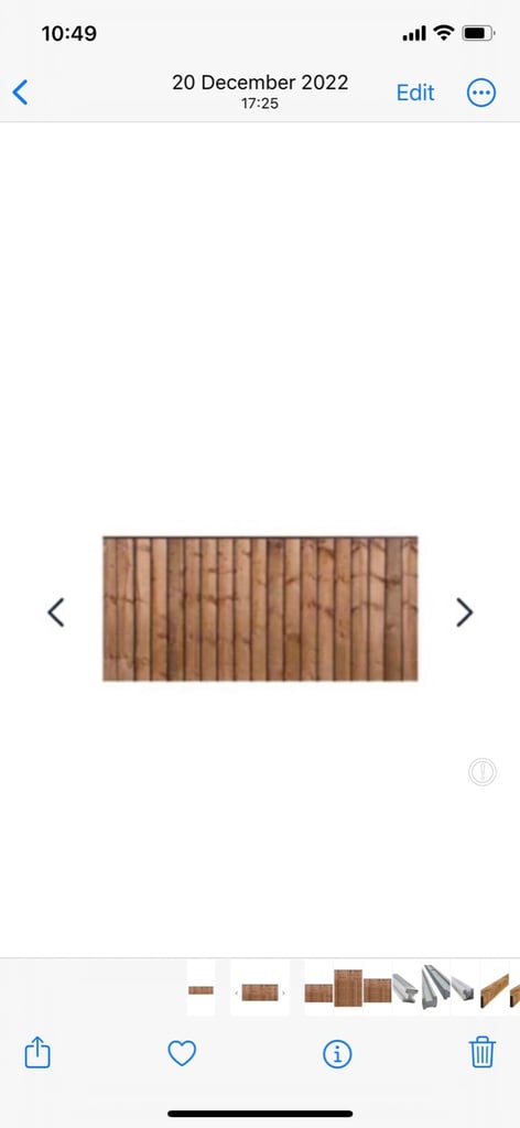 Brand new Garden fence panels featheredge pressure treated (6ft by 6ft) 