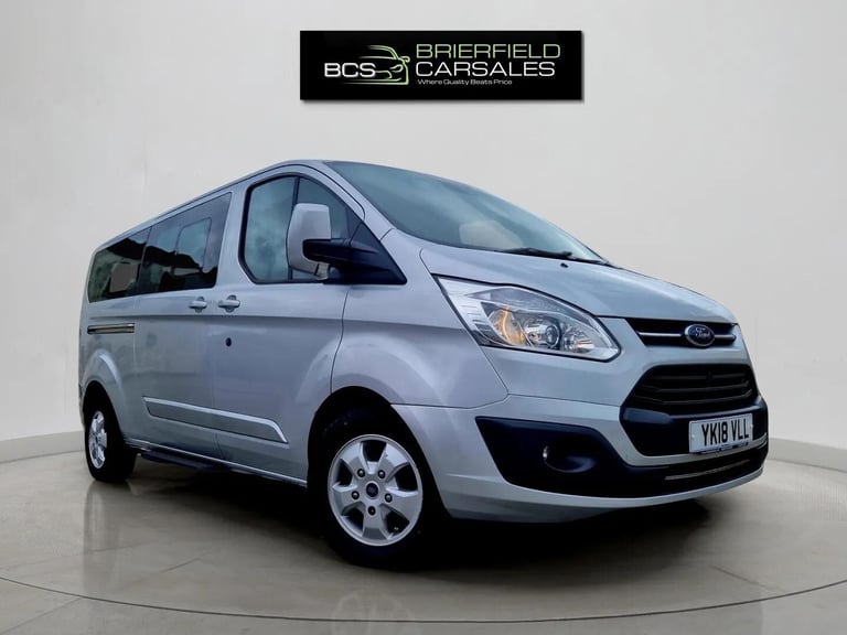 2018 Ford Tourneo Custom 2.0 TDCi 130ps Low Roof 9 Seater Titanium Auto MPV Diesel Automatic