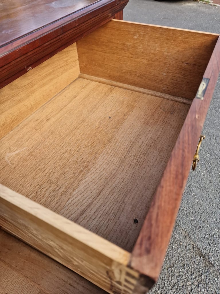 Extra Large Size Super Quality Antique Walnut Chest Of Drawers