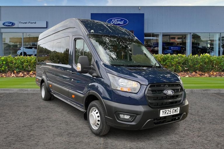 2025 Ford Transit 460 Leader L4 H3 ELWB High Roof 17 Seat Minibus RWD 2.0 EcoBlue 165ps, FRON Min...