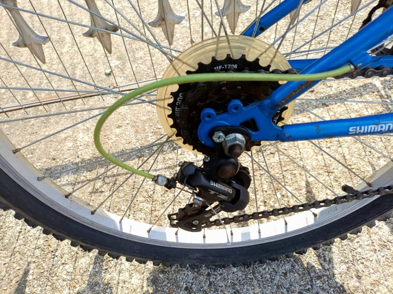 APOLLO INTERZONE (BLUE/BLACK)24 INCH WHEELCHILDS FRONT SUSPENSION BIKE,CLARKE DISK BRAKE,SHIMANO 