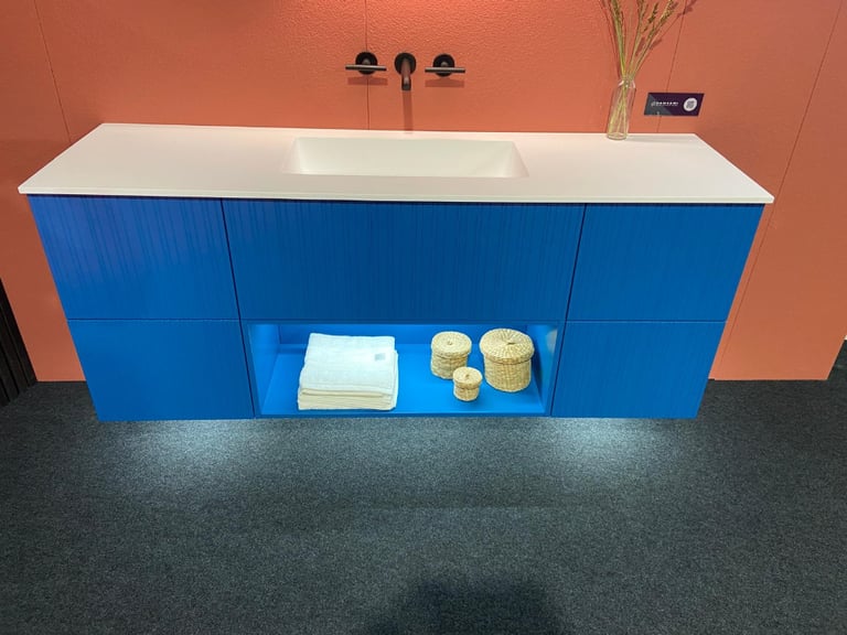 Dansani YOU! Urban 160cm set inc LED Mirror & Storage Bespoke Blue rrp £11163