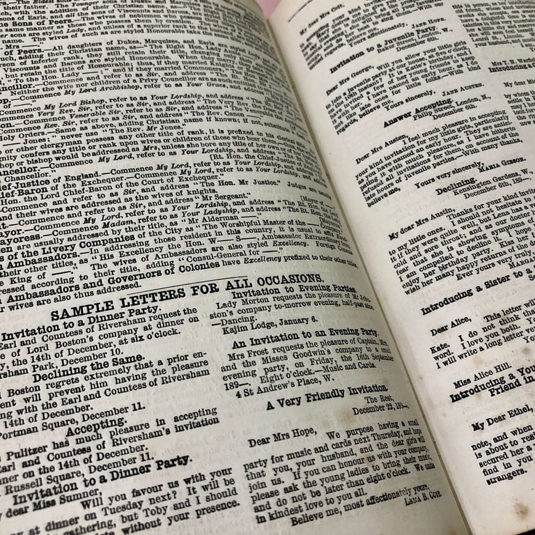1894 antique leather READY REFERENCE Universal Cyclopaedia •W.R. Balch