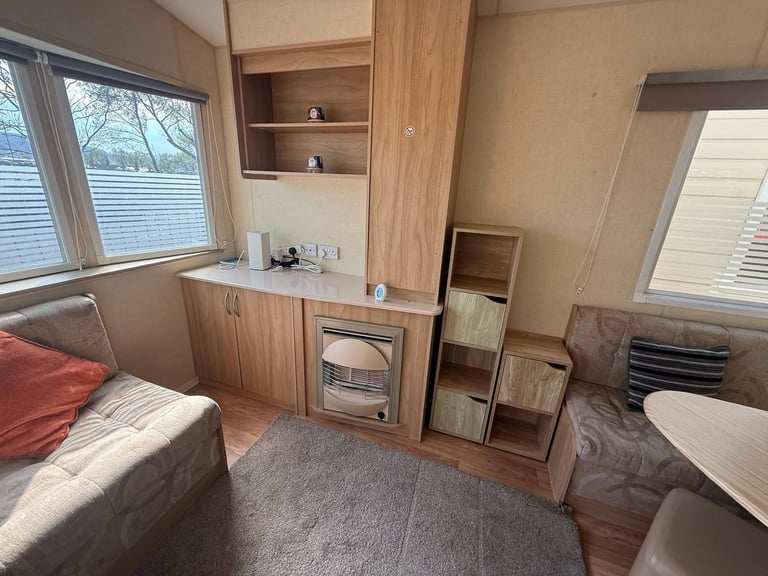 STUNNING STATIC CARAVAN BY THE BEACH FREE 2025 SITE FEES ABERGELE NORTH WALES 