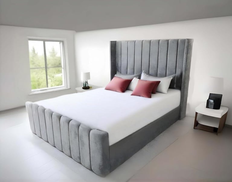 image for New ROYAL WING BED Brand New ~ Luxury Bed STRONG WOODEN SLATS BED Order Now
