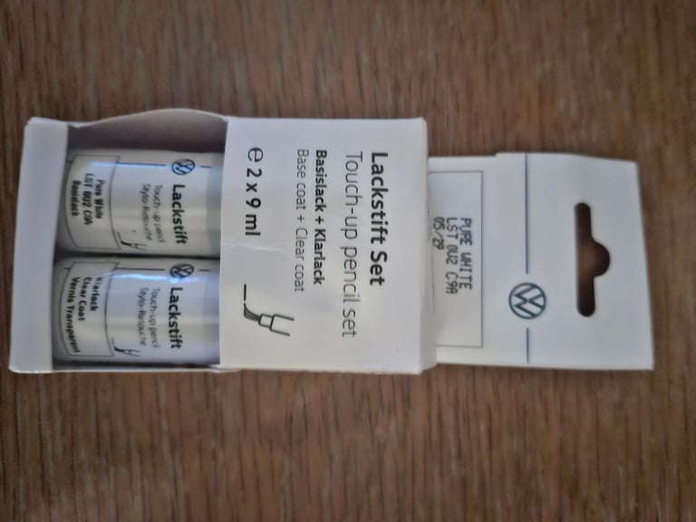 VW Pure White touch-up set