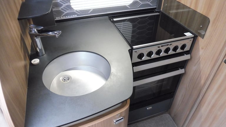 Bessacarr 574 4 berth 4 seat belts fixed single beds motorhome for sale