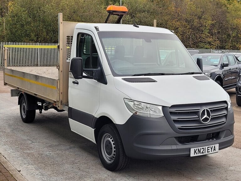 2021 Mercedes-Benz Sprinter 150ps 315 CDI Progressive Dropside with Air Con &amp; Tow Bar Dropsid...