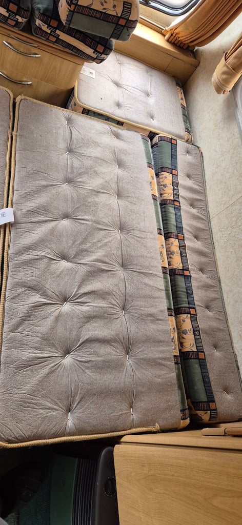 Cushions for camper caravan motorhome boat, set of 10.