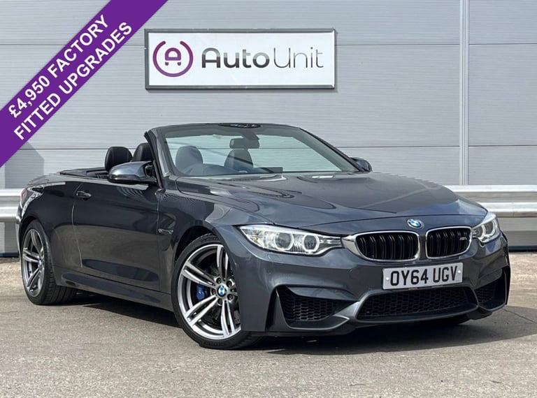 image for 2014 64 BMW M4 3.0 BITURBO CONVERTIBLE 2DR PETROL DCT EURO 6 (S/S) (431 PS)