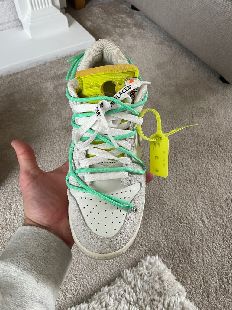 Nike dunk off-white 100% authentic og box 