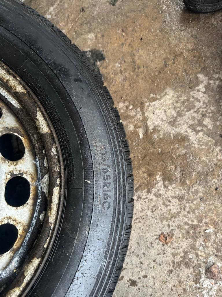 2018 Peugeot expert 16inch wheels and Tyers