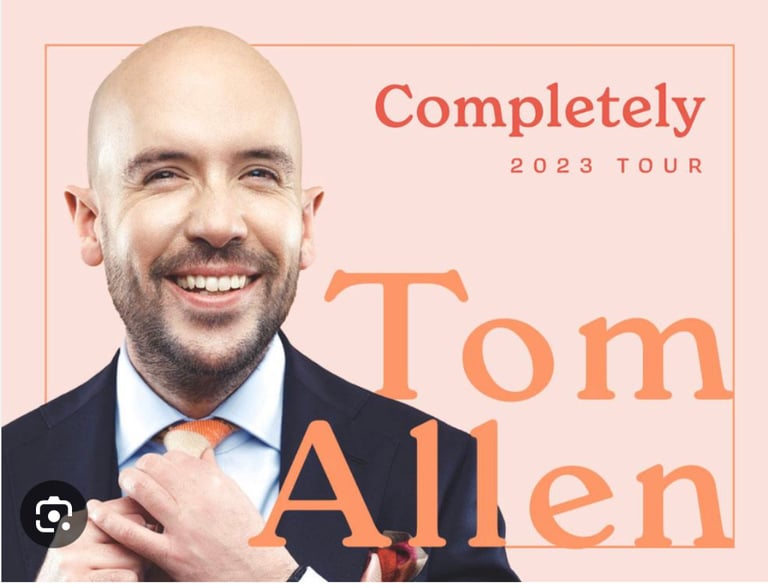 Tom Allen Comedy Tour 2x Box Tickets, Southend 
