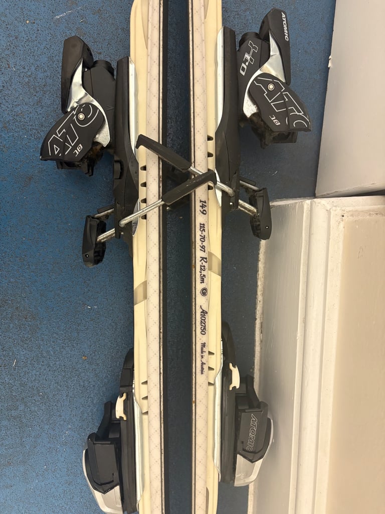 Atomic Skis Model A102750 & Scott Ski Poles