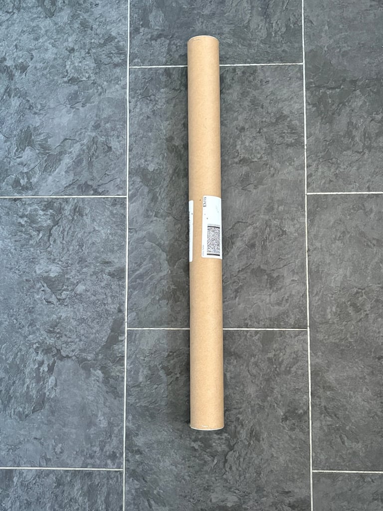 image for STICKY BACK PLASTIC SELF ADHESIVE VINYL FILM ROLL. WHITE GLOSS 1mx61cm. NEW. 