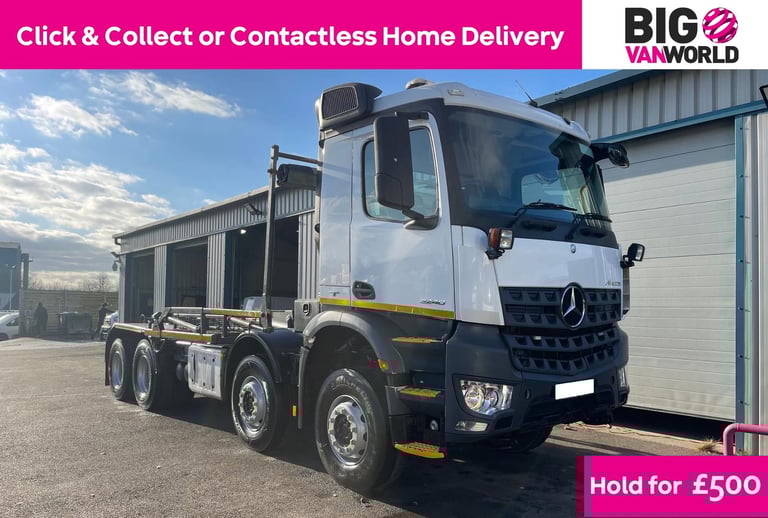 Mercedes-Benz Arocs 3240 8X4 DAY CAB 32TON HGV HOOK LOADER TRUCK
