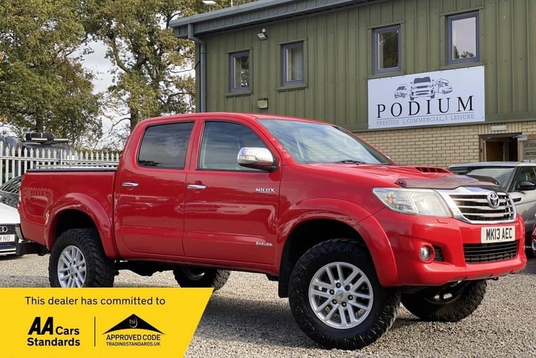 2013 Toyota Hilux Invincible D/Cab Pick Up 3.0 D-4D 4WD 171 PICK UP DIESEL Manual