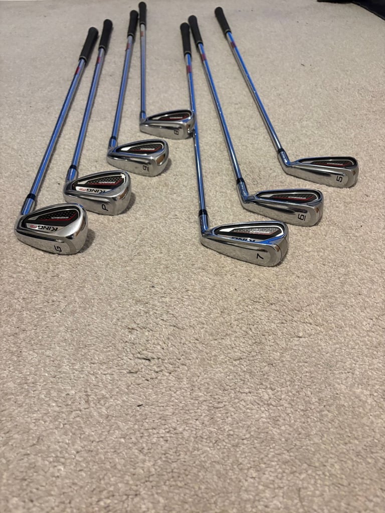 Cobra F9 Regular Shaft Irons 5-GW