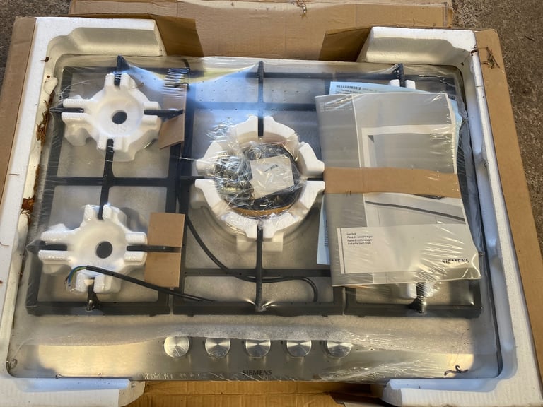 Siemens gas hob, 5 burner