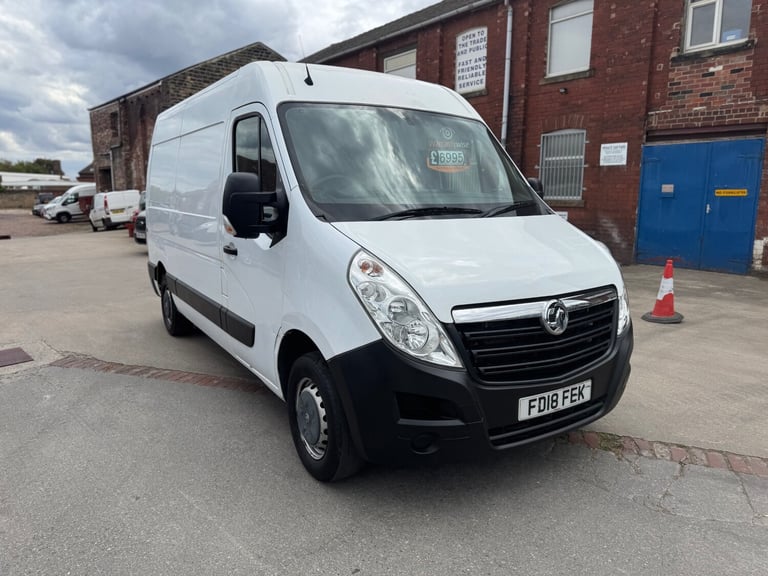 2018 Vauxhall Movano 2.3 CDTI H2 Van 130ps PANEL VAN Diesel Manual