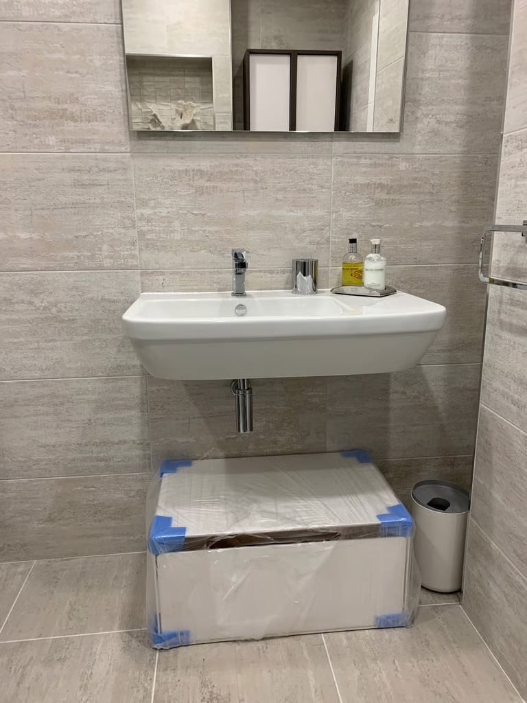 image for New Porcelanosa NK Concept Wall White Hung Drawer Vanity Unit ( 70 x 45 x 33cm ) 