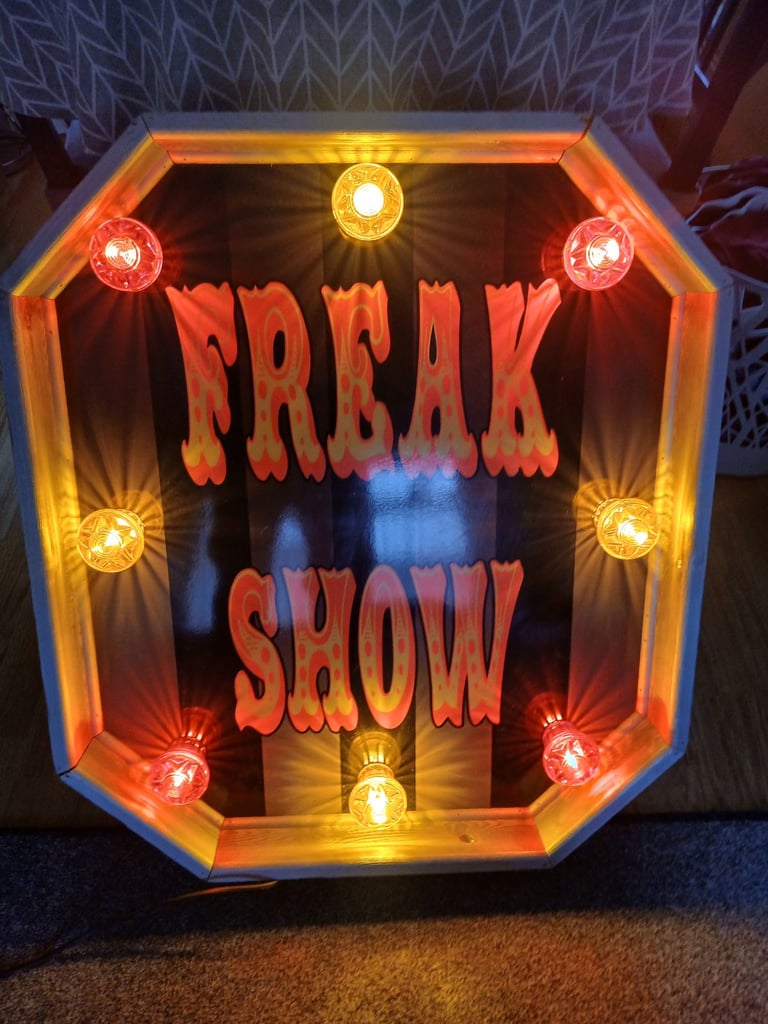 image for Illuminated quirky wall art