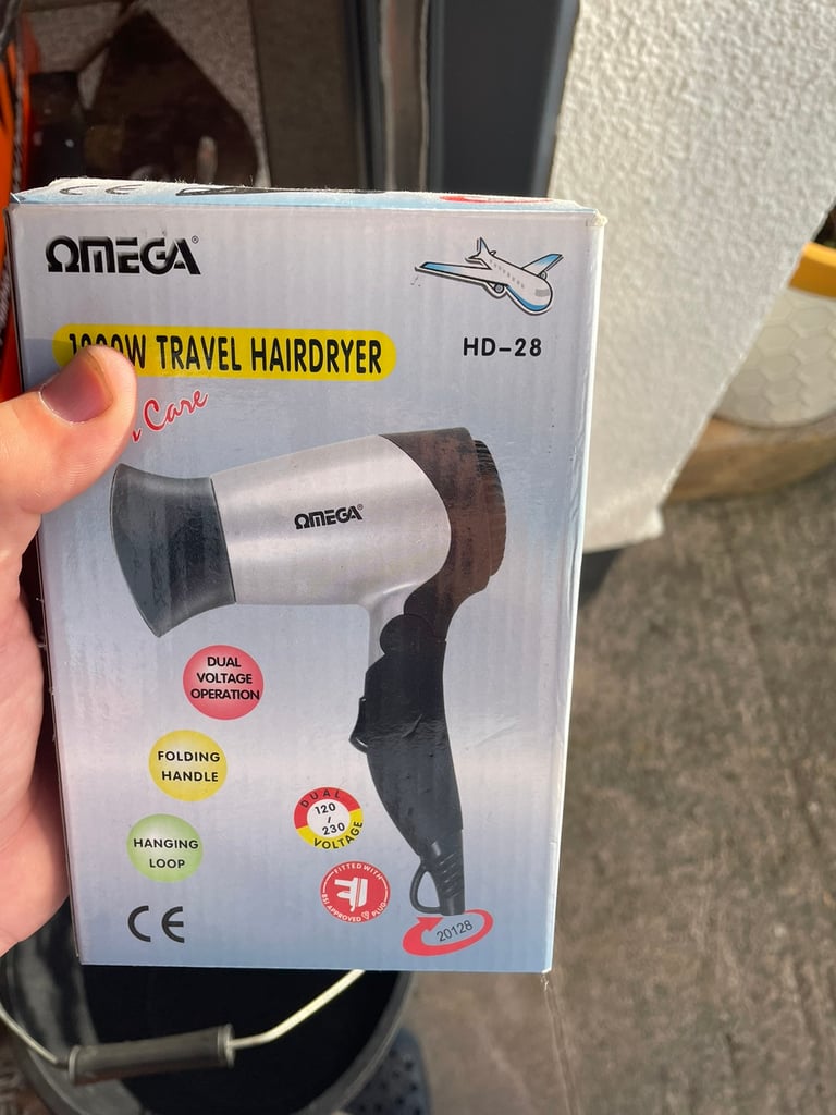 Travel hair dryer 