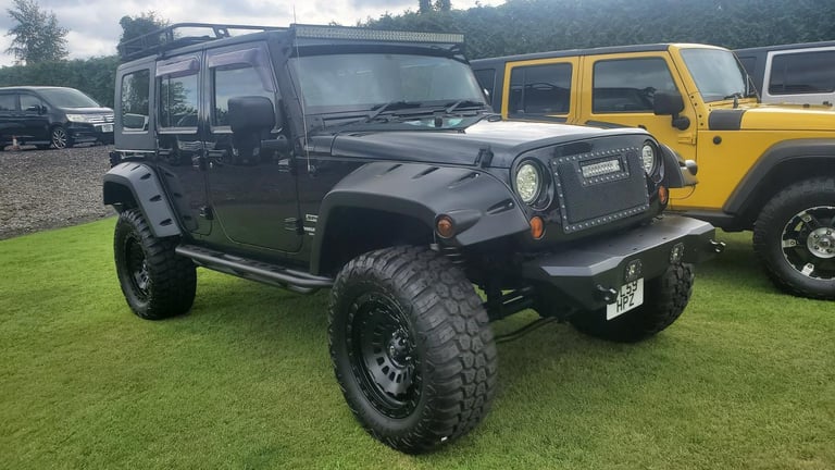 Jeep Wrangler jk  V6 auto black lifted modified jap import  grade  2010 | in Orrell, Manchester | Gumtree