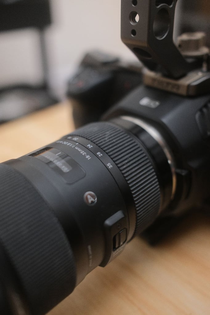 Blackmagic Pocket Cinema Camera 6K (EF Mount) - Tilta Cage + Sigma 18–35mm