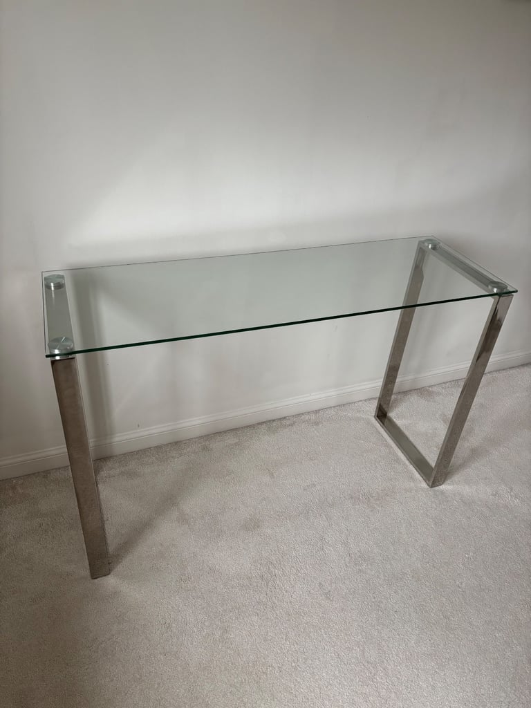 Glass Console Table