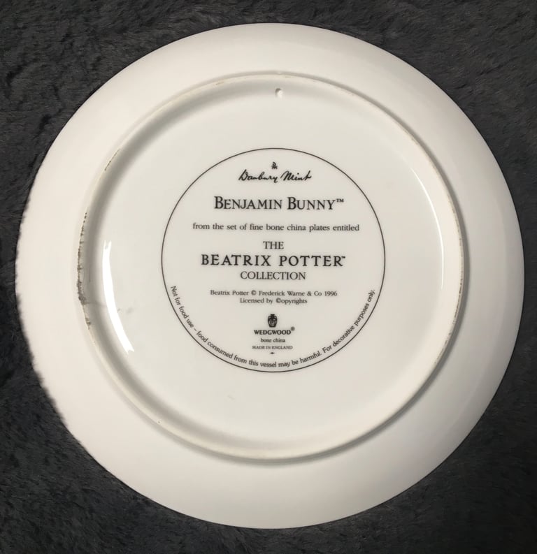Wedgwood/Danbury mint ‘The world of Beatrix potter’ plate collection  