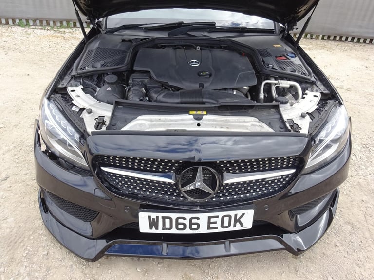 2017 66 REG MERCEDES BENZ C250 D AMG LINE PREMIUM+ DIESEL AUTO DAMAGED SALVAGE
