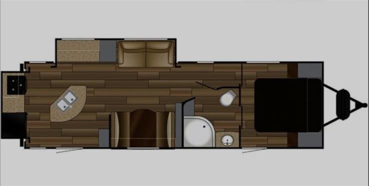 2018 Cruiser RV Fun Finder 27IK 1 Bedroom 5 Berth American Caravan 5th Wheel RV