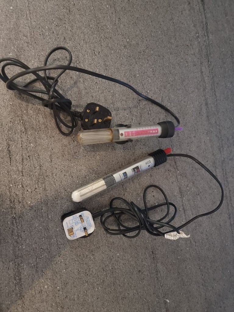 2 X 25WATT AQUARIUM HEATERS £5 EACH 