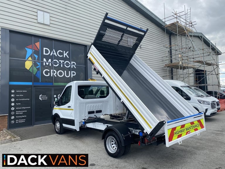 75 Reg Ford Transit L2 Steel Tipper, Air Con, Tow Bar, Dual Rear Wheels