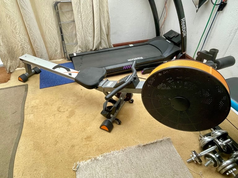 V-FIT TORNADO AIR ROWER ROWING MACHINE