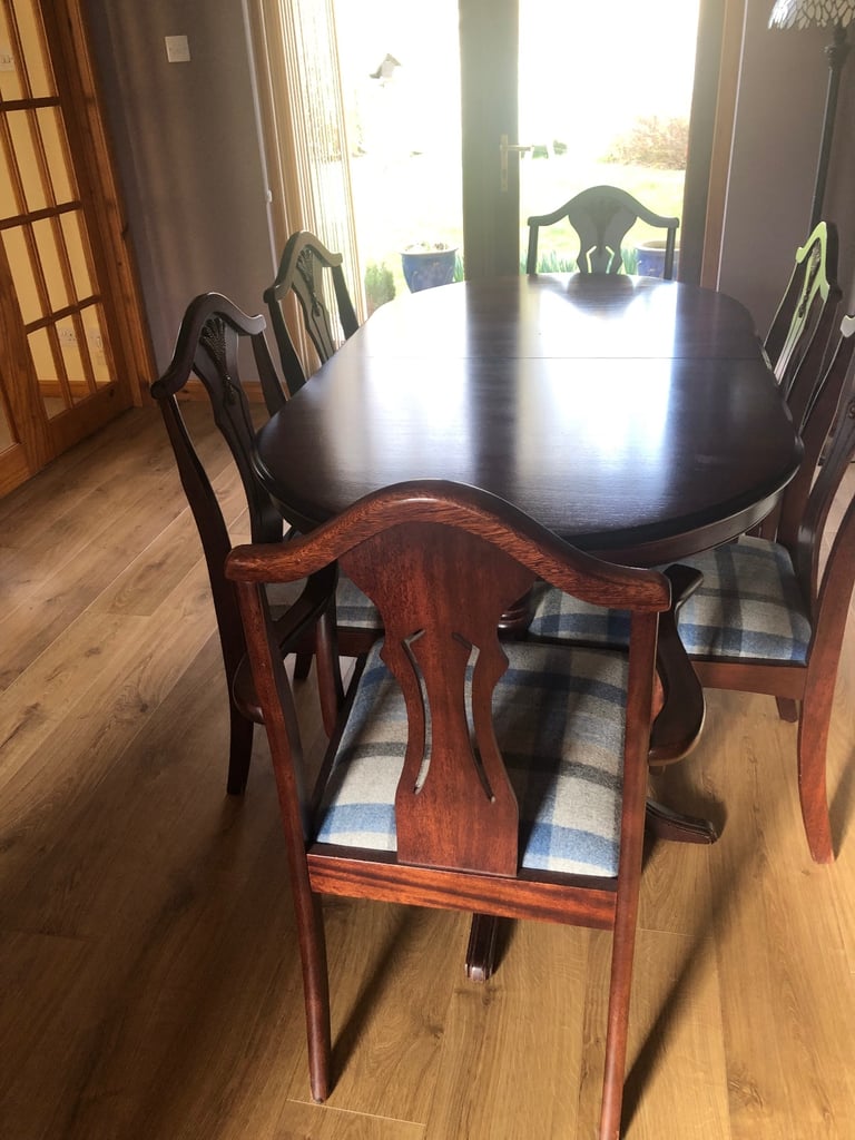 John Coyle Mahogany Dining Table and Chairs in Montrose, Angus Gumtree