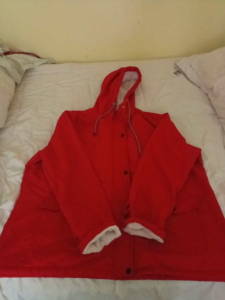 image for Red ladies coat